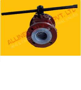 PTFE Lined 2 Piece Design Ball Valve