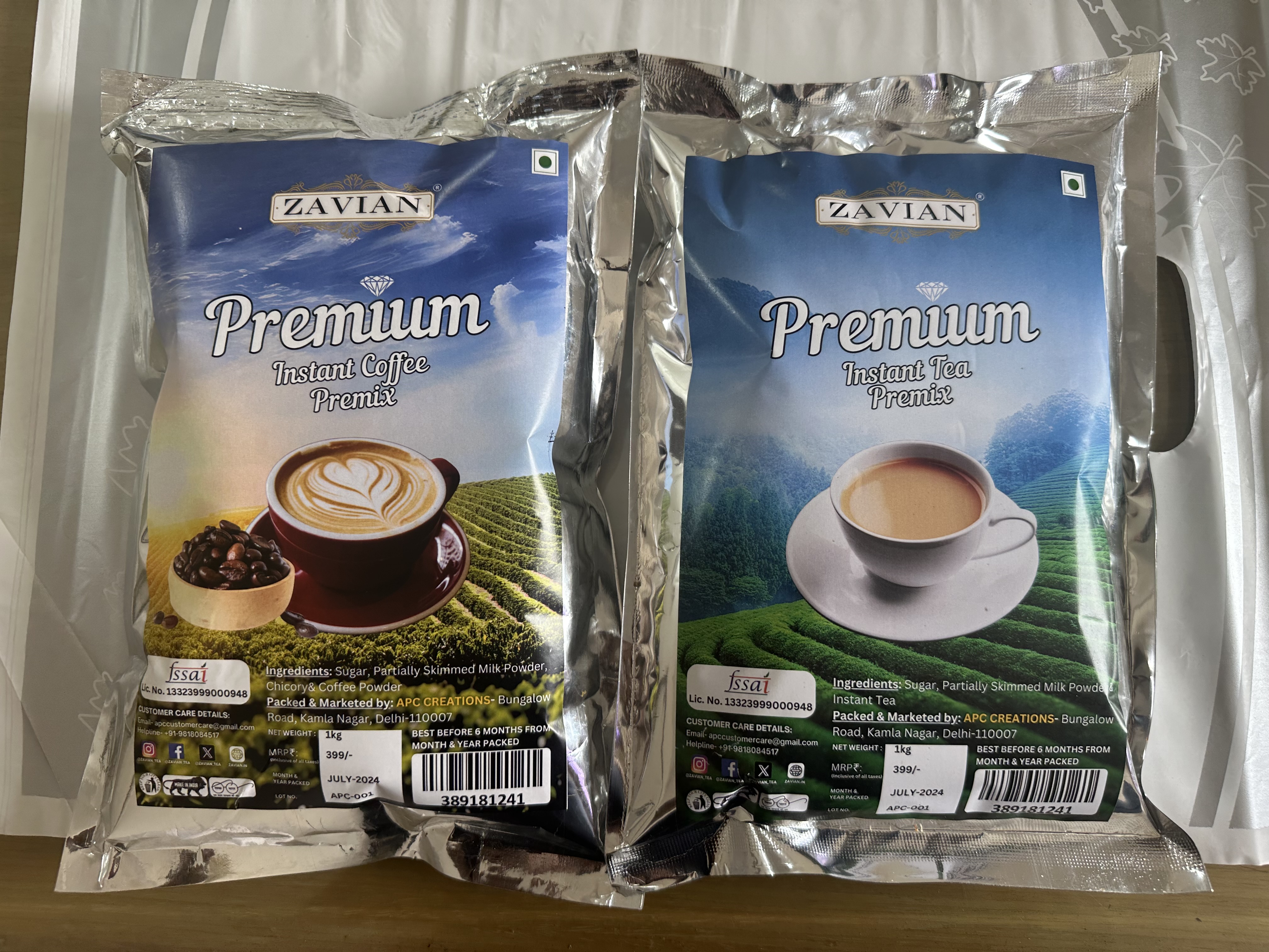 Tea and Coffeee Premix