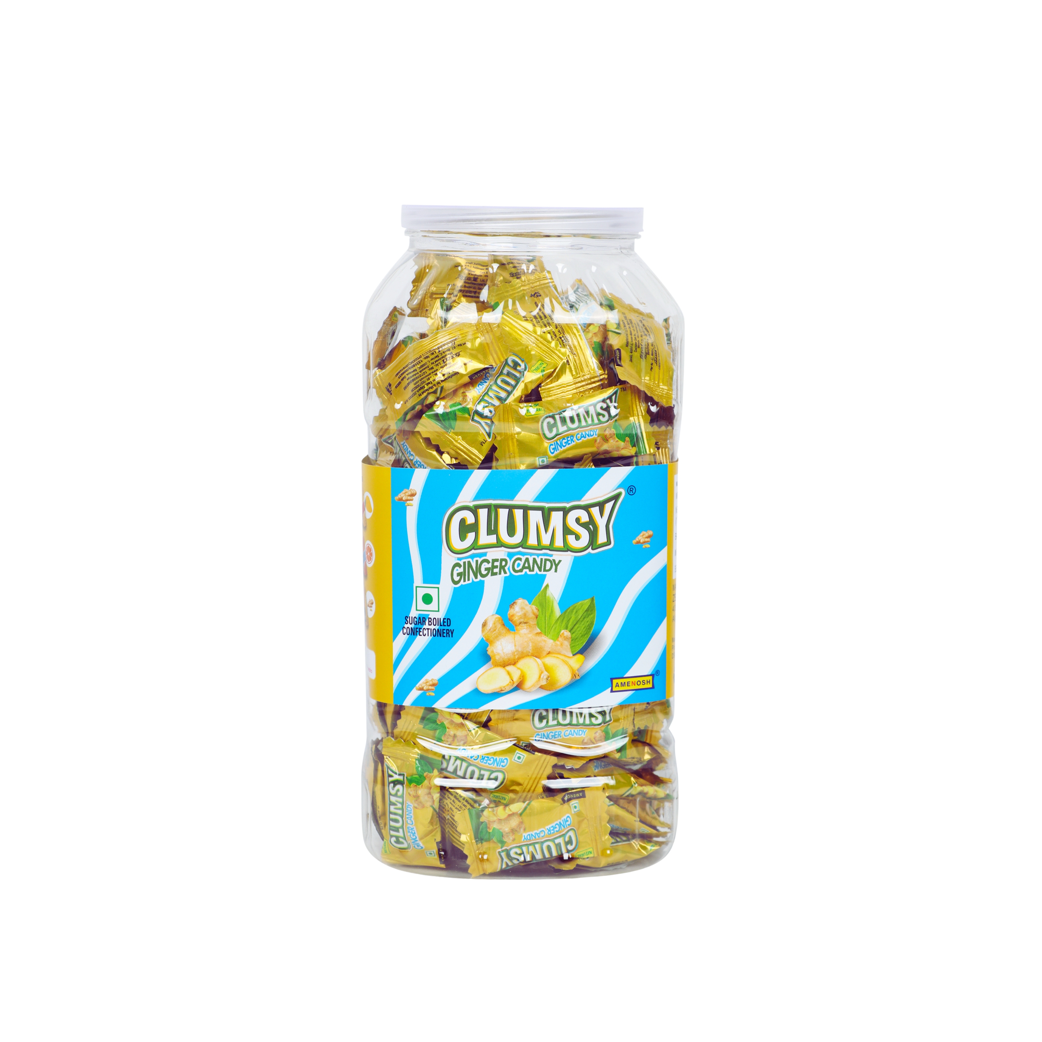 Clumsy Ginger candy Jar, 170 candy units