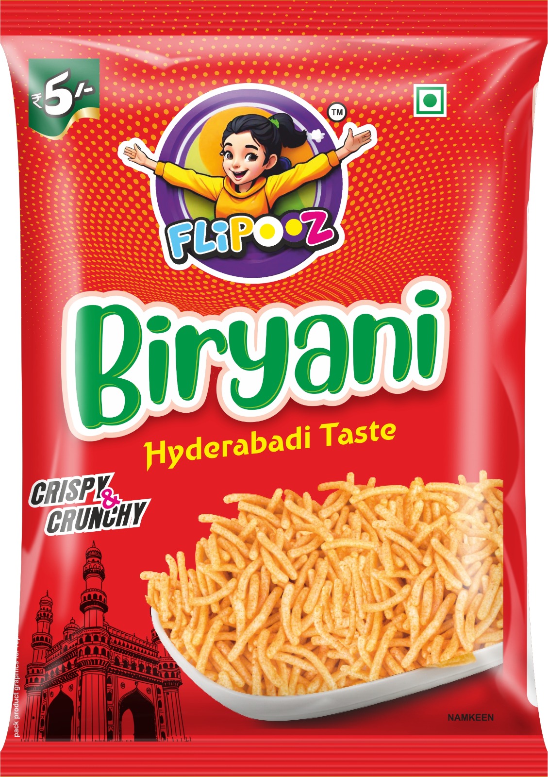 5 rs packet biryani fryums