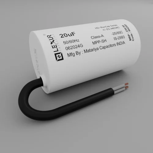 Lexur 20 Mfd Capacitor, For Motor, Clamp