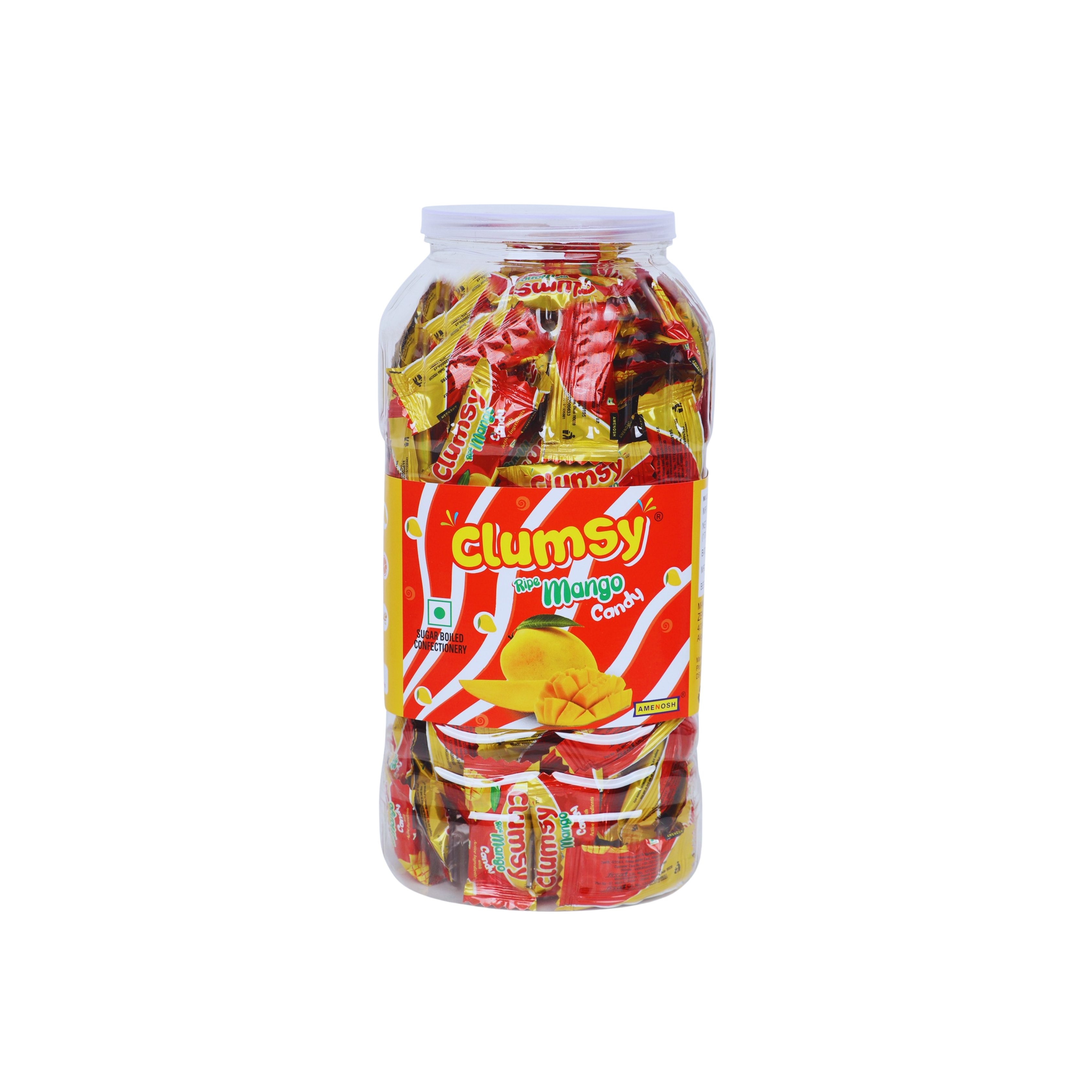 Clumsy Ripe Mango candy Jar, 170 candy units