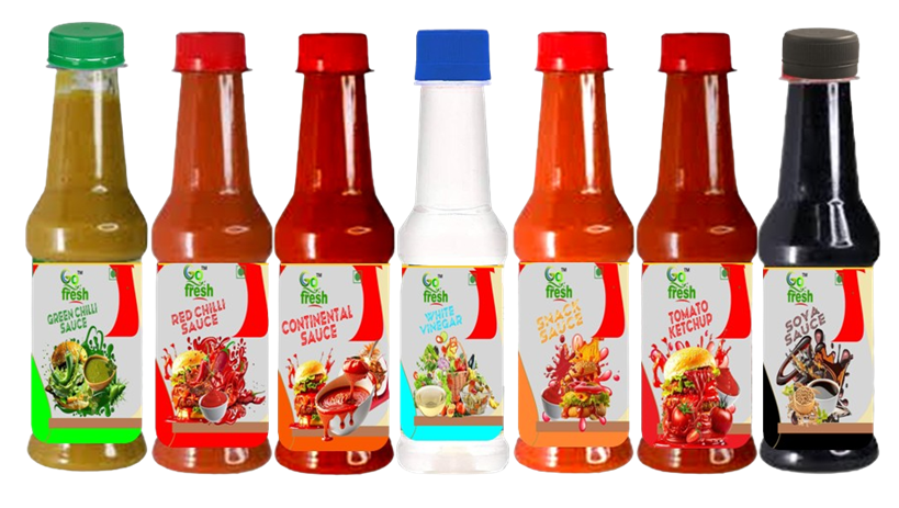 Sauce & Ketchup 200gm, 650gm 1Kg and 5Kg