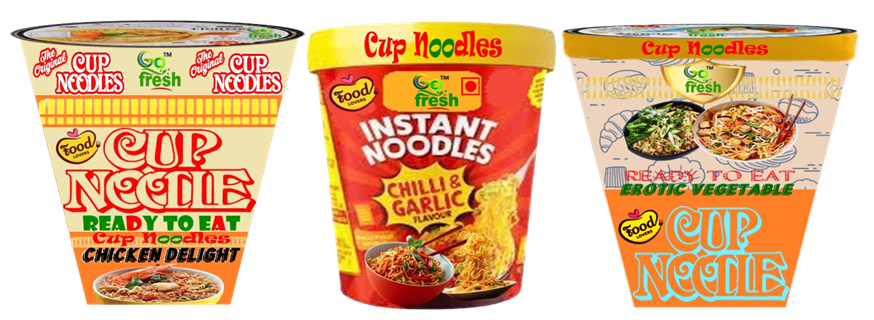 Cup Noodles 75gm and 95gm