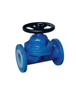 PTFE Lined Weir Type Diaphragm Valves