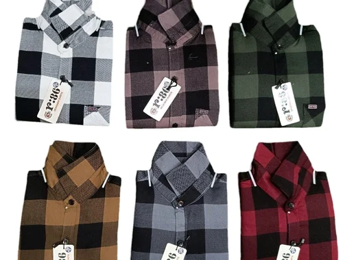 Medium Checks Cotton check shirt, Full Sleeves